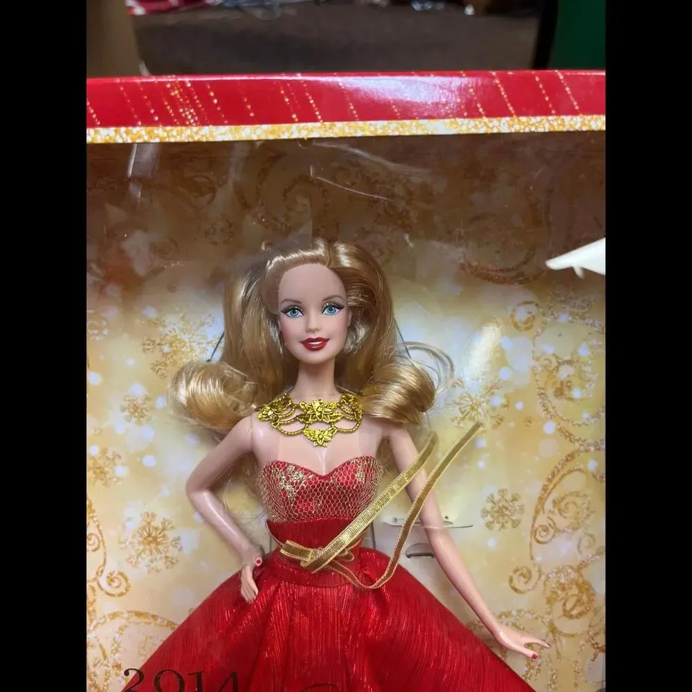 NIB MATTEL 2014  HOLIDAY BARBIE Collection Model BDH13‎